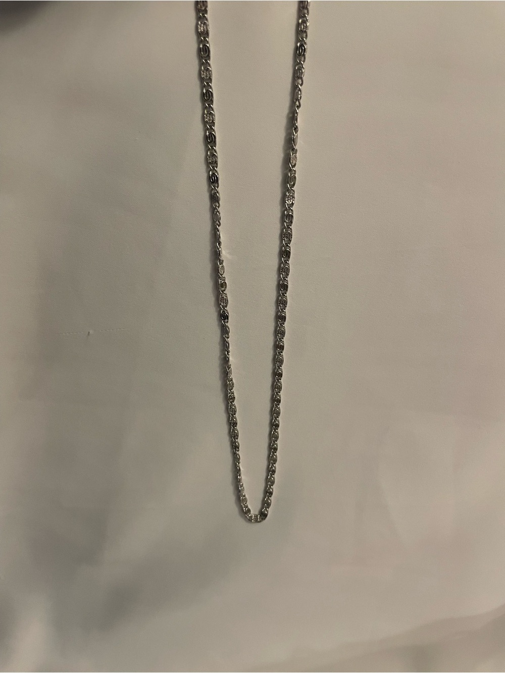 Vintage Avon Necklace Mariner S Link Silver Tone Chain 29” Y2K 90s Retro Chic